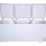 Voltas 600TD CF Metal Top Plastic Top Door Chest Freezer, 600 Liters, White