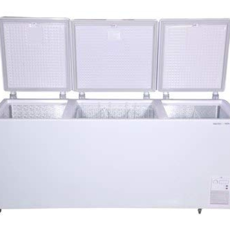 Voltas 600TD CF Metal Top Plastic Top Door Chest Freezer, 600 Liters, White