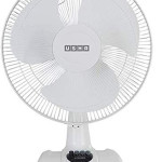 USHA Striker Hi Speed 400mm Table Fan (White)