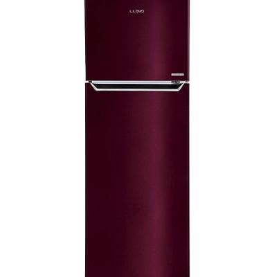 Lloyd 310 L 2 Star Inverter Frost Free Double Door Refrigerator (GLFF312AMWT1PB, Metallic Wine)