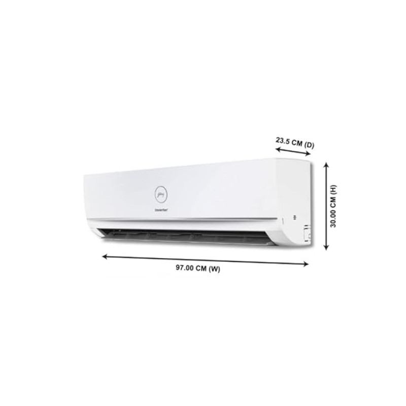 Godrej 1.5 Ton 3 Star Inverter Split AC (AC 1.5T SIC 18TTC3-WWA, White)