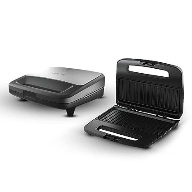 Philips Domestic Appliances HD2289/00 XL Sized Sandwich Maker Black with Metallic Finish