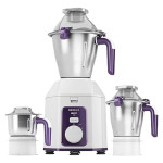 Havells Hexo 1000 watts 3 Jar Mixer Grinder I 2.5 Kg Double Ball Bearing Copper Motor I 22000 RPM I 100 Minutes Run Time I Metal Teeth Coupler &amp; Jar