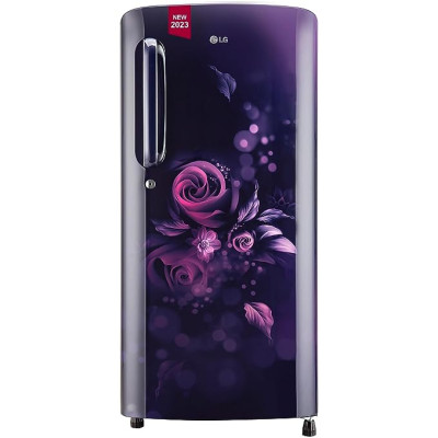 LG 185 L 3 Star Direct-Cool Single Door Refrigerator (GL-B201ABED, ‎Blue Euphoria, Moist 'N' Fresh)
