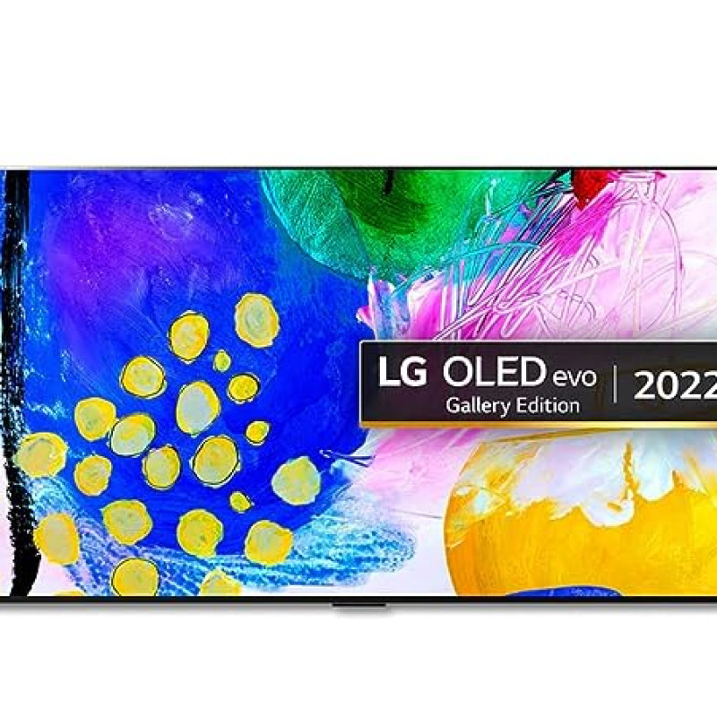 LG 139 cm (55 Inches) EVO Gallery Edition 4K Ultra HD Smart OLED TV OLED55G2PSA (Black) (2022 Model)