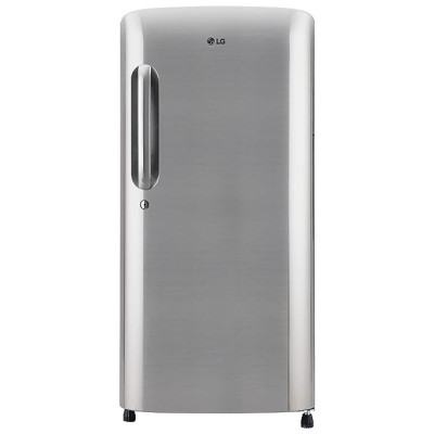 LG 185 L 3 Star Direct-Cool Single Door Refrigerator (GL-B201APZD, Shiny Steel, Fast Ice Making, Gross Volume- 190 L)