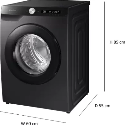 SAMSUNG 7 kg with Steam ,Wi-Fi Enabled Fully Automatic Front Load Washing Machine Black  (WW70T502DAB1TL)