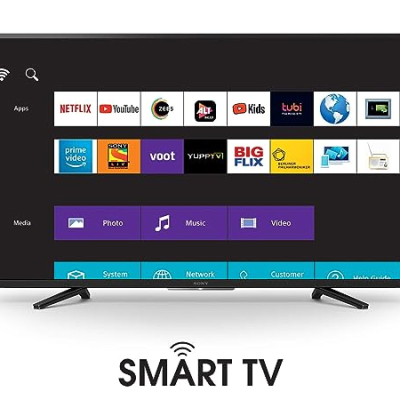 Sony Bravia 108 cm (43 inches) Full HD Smart LED TV 43W6600 (Black) (2020 Model)