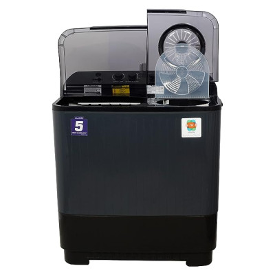 Lloyd Havells-Lloyd 11 Kg 5 Star Semi-Automatic Top Load Washing Machine (GLWMS11ADGMA Vibrant Grey Tub with Black Base &amp; Dark Grey Control Panel )