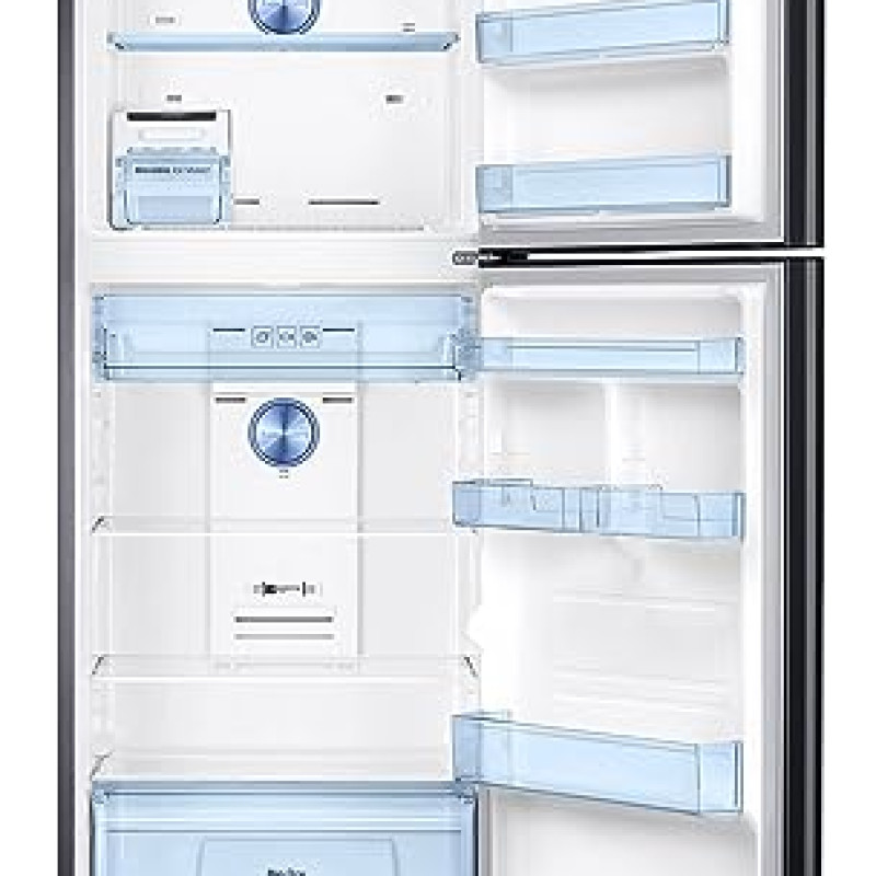 Samsung 363L 2 Star Inverter Frost-Free Convertible 5 In 1 Double Door Refrigerator (RT39C5532BS/HL,Black Inox 2023 Model)