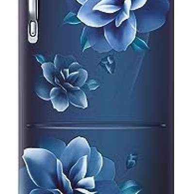 Samsung 223L 3 Star Inverter Direct-Cool Single Door Refrigerator (RR24C2823CU/NL,Camellia Blue) Base Stand Drawer 2023 Model