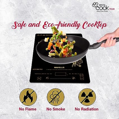 Havells Induction Cooktop TC20 with 9 Cooking Modes