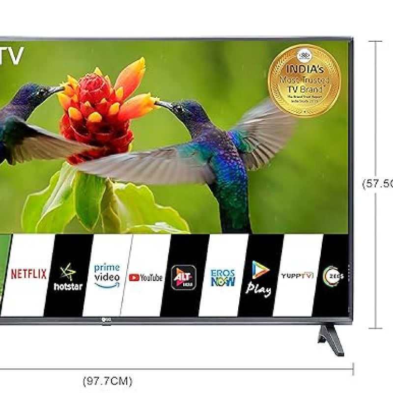 LG 108 cm (43 Inches) Full HD Smart LED TV 43LM5600PTC (Dark Iron Gray)