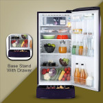 LG 185 L 3 Star Direct-Cool Single Door Refrigerator (‎GL-D201APVD, Purple Victoria, Base stand with drawer)