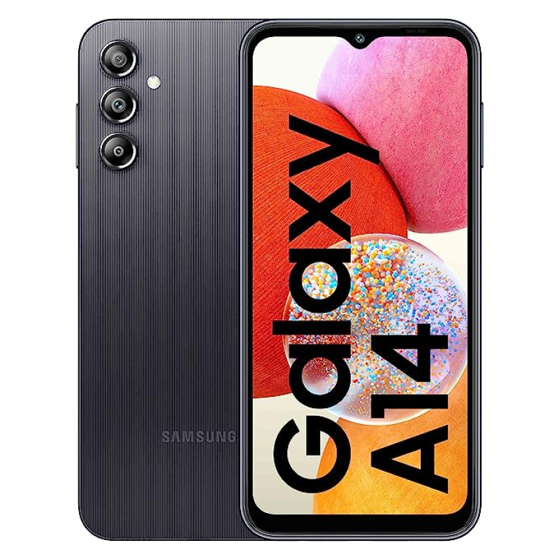 Samsung Galaxy A14 Black,4GB RAM, 128GB Storage