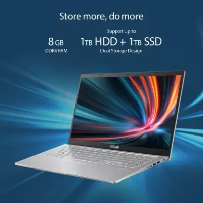 ASUS Vivobook 15 Core i3 11th Gen 1115G4 - (8 GB/256 GB SSD/Windows 11 Home) X515EA-EJ312W Thin and Light Laptop  (15.6 Inch, Transparent Silver, 1.80 kg)