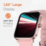 Fire-Boltt Ninja Pro Max Plus 1.83 Smartwatch  (Pink Gold Strap, Free Size) (BSW026)