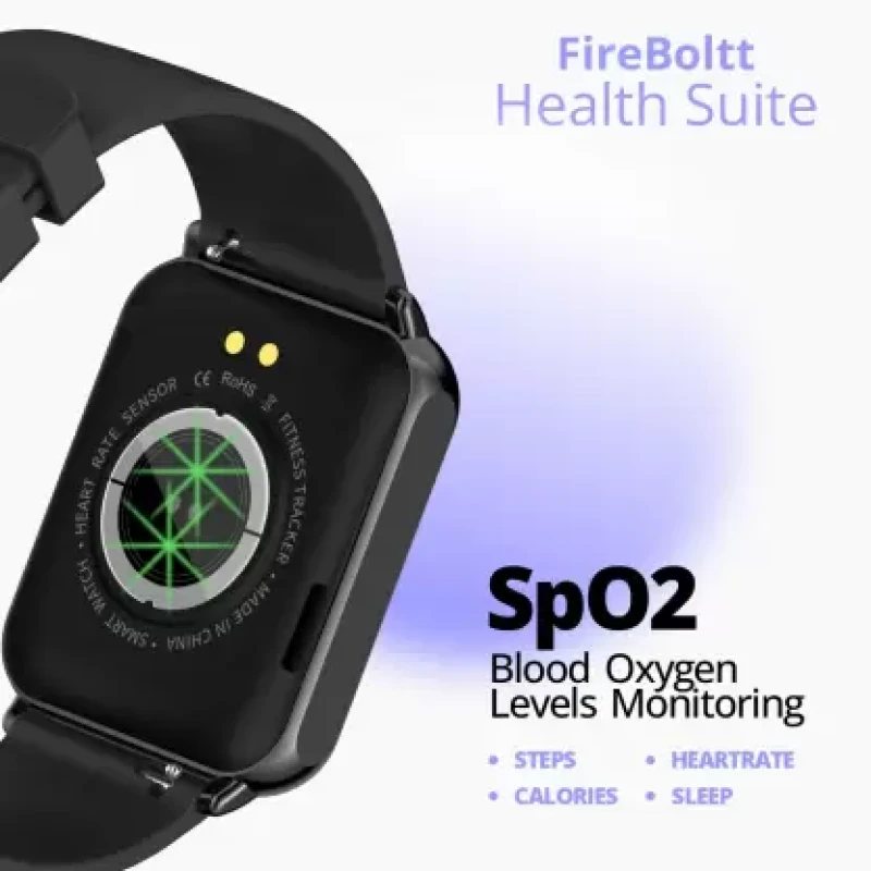 Fire-Boltt Hulk 1.78 inch Amoled Bluetooth Calling with 120 sports modes Smartwatch  (Black Strap, 1.78) (BSW052)