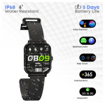 pTron Force X10 Bluetooth Calling Smart Watch with 1-year warranty, (1.7 Inch) Full Touch Display, Built-in Mic for Bluetooth Calling