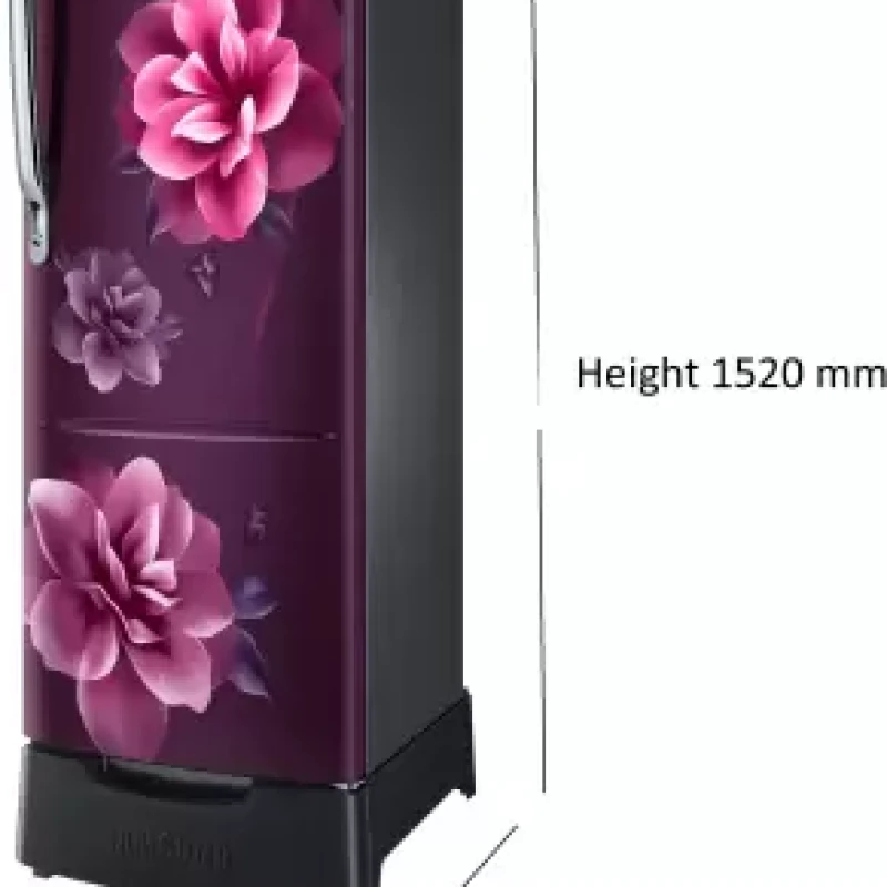 SAMSUNG 223 L Direct Cool Single Door 3 Star Refrigerator  (Camellia Purple, RR24C2823CR/NL)